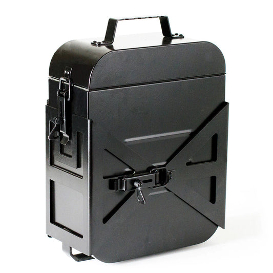 AMMO CANISTER WITH HOLDER - FLAT BLACK